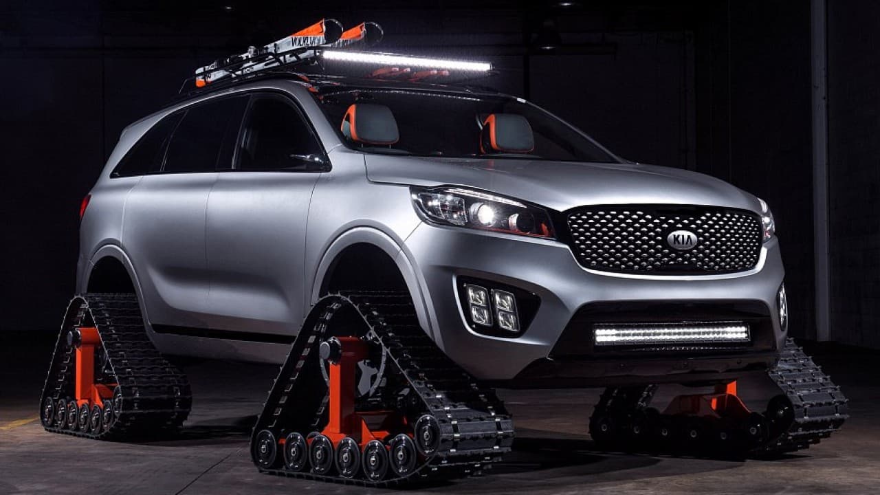 La Kia Sorento Ski Gondola añade lujo y tecnología al transporte todoterreno sobre nieve