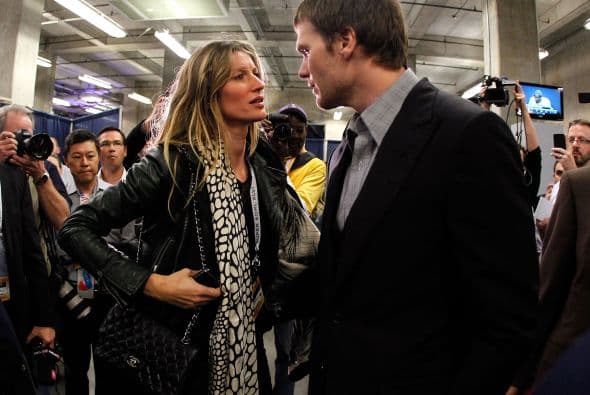 Tom Brady y Gisele BundchenEl quarterback de los Patriotas de Nueva Inlgaterra ha declarado abiertamente que su esposa es su gran inspiración. ¿Así o más romántico?
