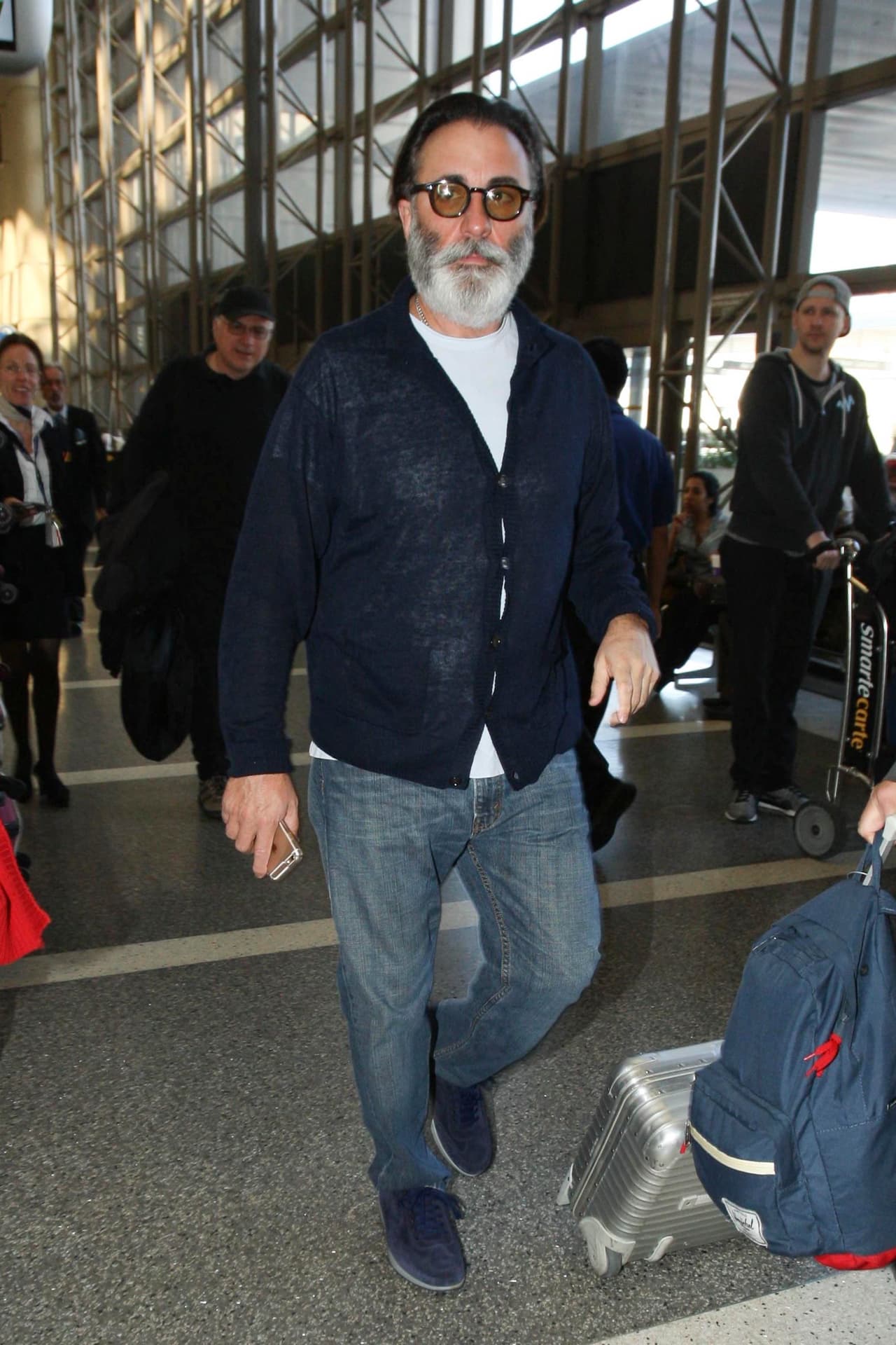 ¿Qué tal el look de Andy García con esa barba?