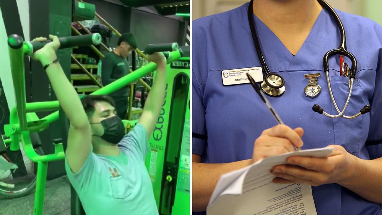 Joven decide ir al gimnasio y termina en urgencias su primer día: “Piensen bien sus propósitos”