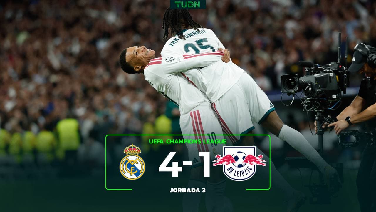 Real Madrid vs. Leipzig: Goles, resultado y resumen del partido de la Champions League