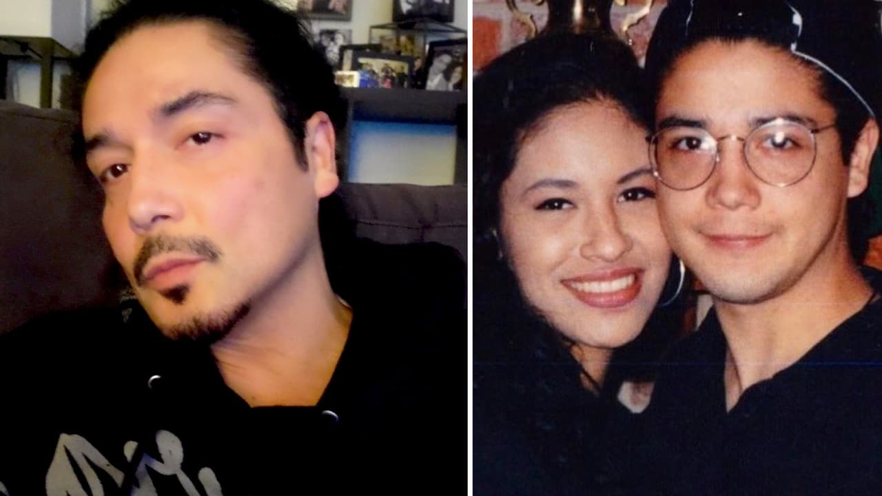 ¿Viudo de Selena Quintanilla viste de negro por luto a 30 años de la muerte de ella? Él responde