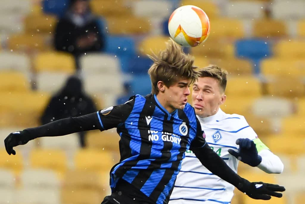 Dinamo y Brujas empataron a un gol en Kiev; todo se definirá en el Jan Breydel.