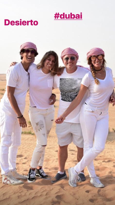 A 229 millas (368 kilómetros) de Doha, se encuentran Lili Estefan y su familia, ellos continúan disfrutando de Dubái, en los Emiratos Árabes Unidos.