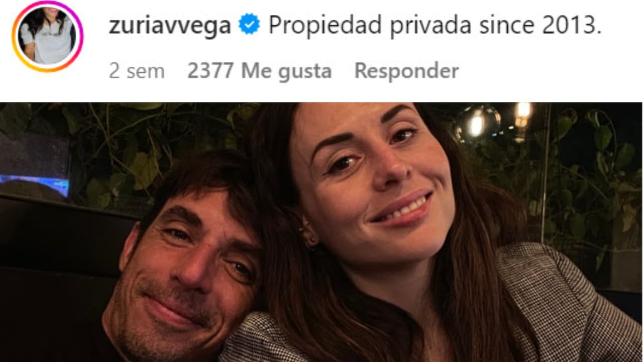 Desde principios de mes, Zuria Vega había hecho esta advertencia en Instagram sobre su marido Alberto Vega.
