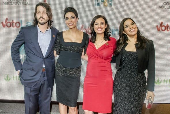 El gran ausente fue Michael Peña quien no pudo asistir al evento.Mira más del séptimo arte.