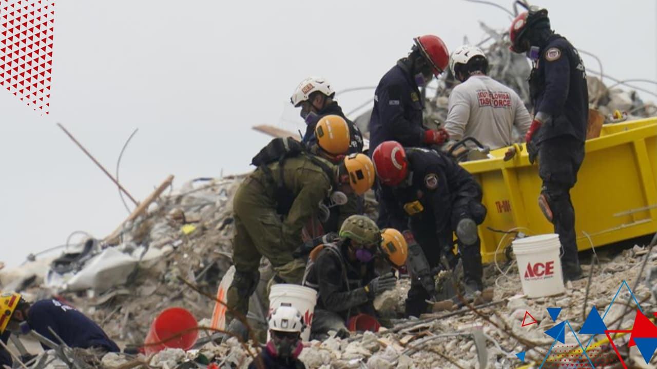 Rescatistas en Miami encuentran más restos de víctimas, pero no han podido identificarlos