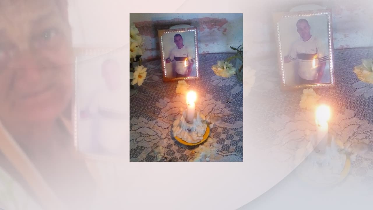 La familia solo cuenta con una fotografía para despedirse de su ser querido.
<br>