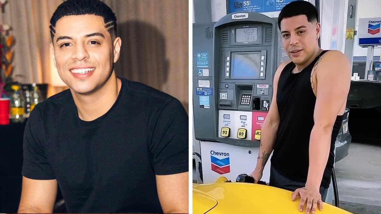 Eduin Caz compara su Ferrari amarillo con un Tsuru