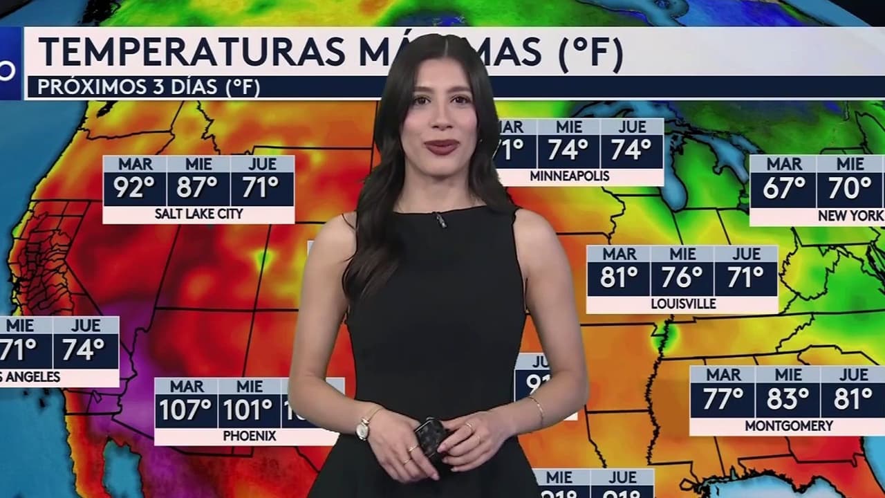 Clima en EEUU para mañana 12 de mayo de 2026: Millones en alerta por calor extremo