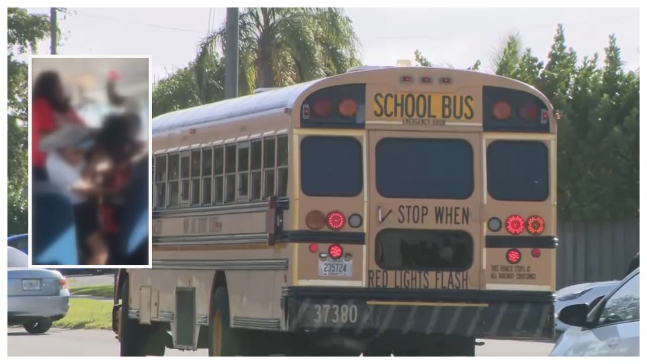 Surgen imágenes de otra golpiza en un autobús escolar de Miami-Dade: la víctima tiene necesidades especiales