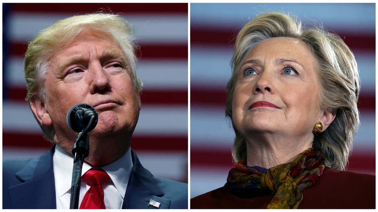 Los mensajes que dan los candidatos presidenciales Hillary Clinton y Donald Trump con sus atuendos