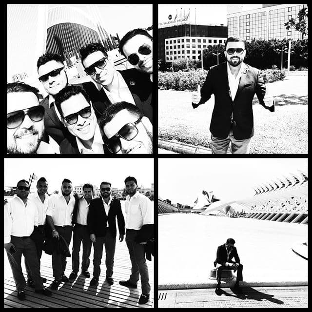 Aprovechando al máximo el tiempo libre durante su estancia en Valencia, España.