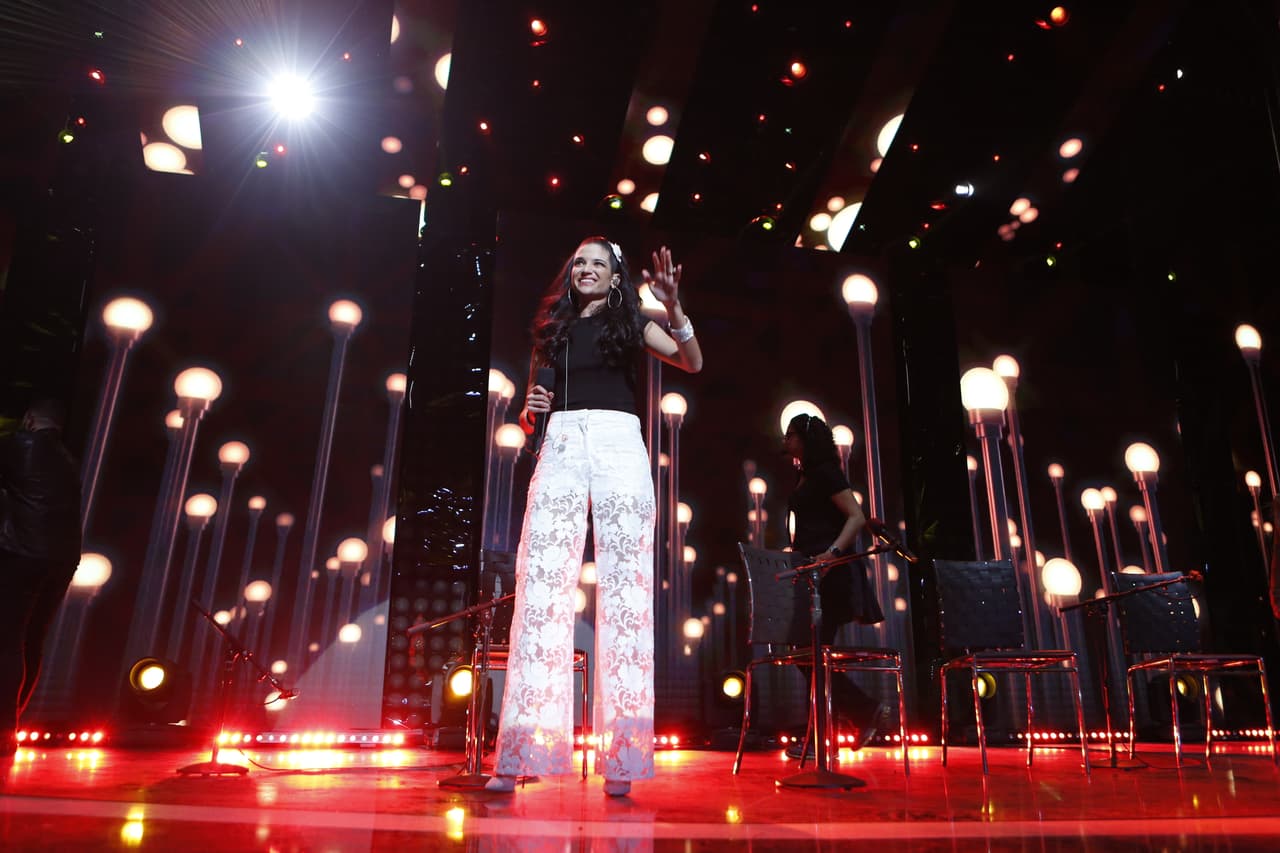 Adrian y Natalia cantando juntos hizo sonreír nuestros corazones