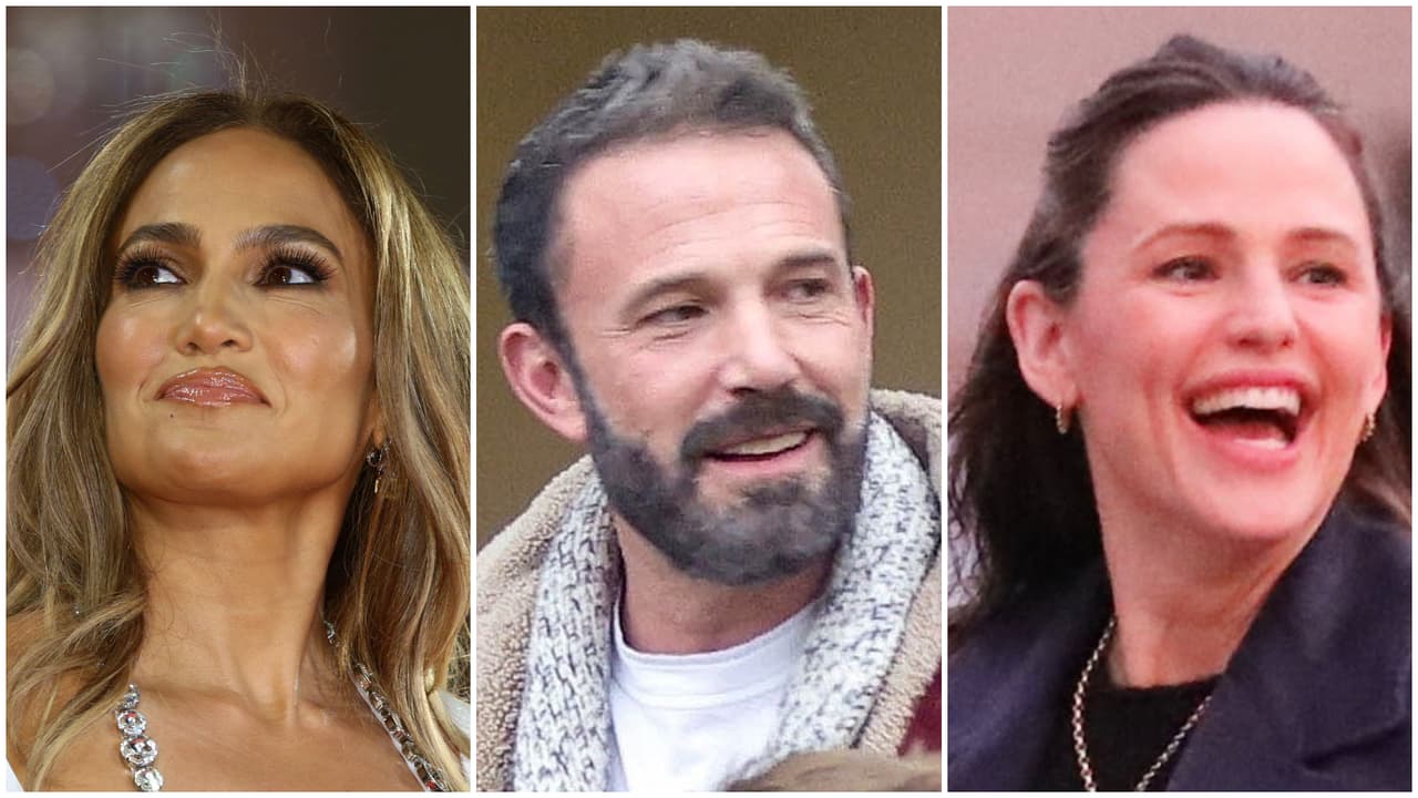 Ahora sí sonrió: Ben Affleck se deja ver feliz junto a las dos Jen (su esposa y su ex)