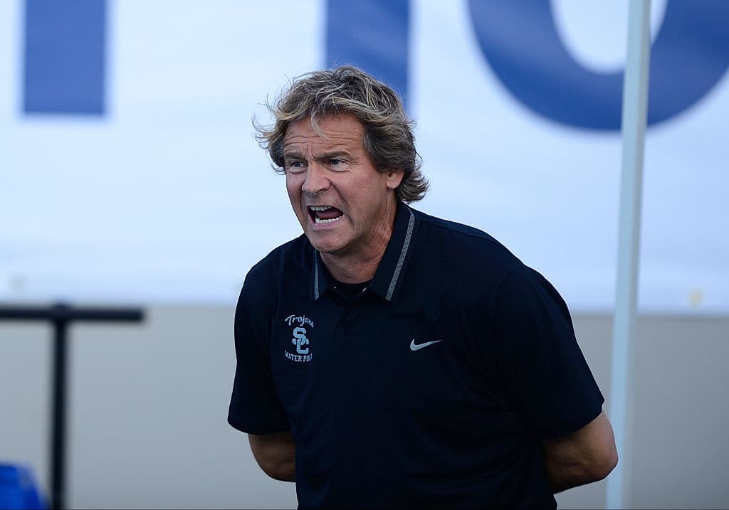 Jovan Vavic, entrenador de polo acuático de la Universidad del Sur de California, USC Trojans. (Photo by Bruce Sherwood/Icon Sportswire/Corbis via Getty Images)