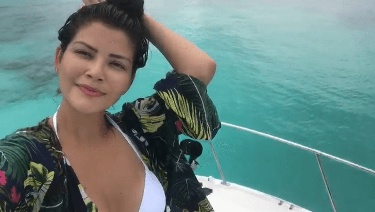 Juntos nadaron y exploraron una isla desierta en Bahamas.
<br>