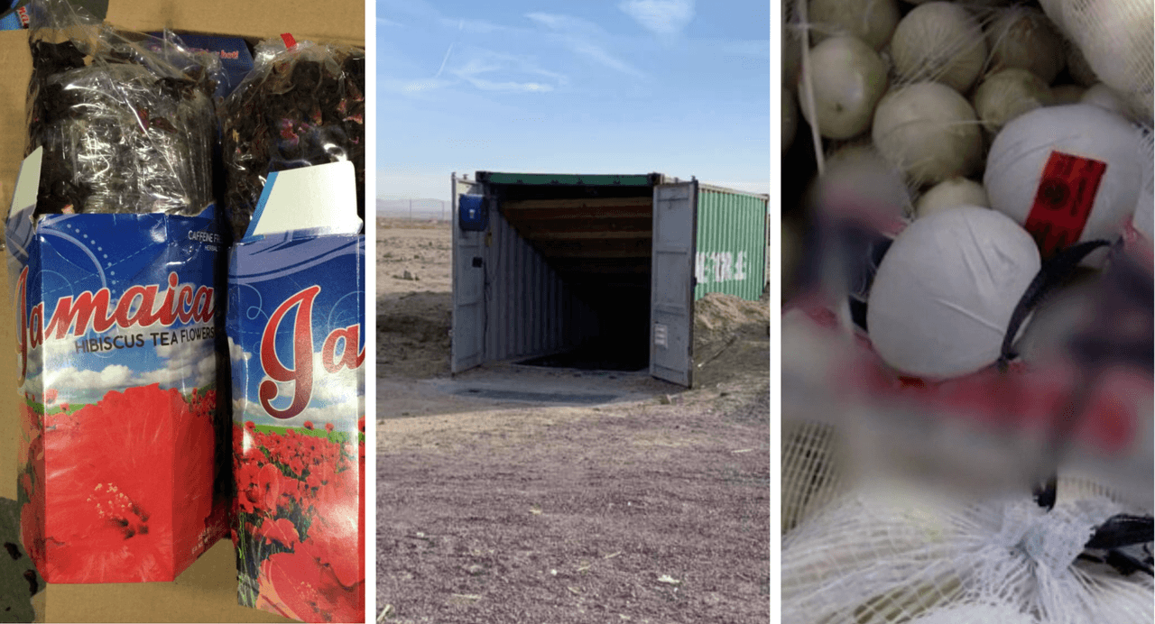 En California, los decomisos de drogas más insólitos incluyen 
<a href="https://www.univision.com/local/los-angeles-kmex/local/los-angeles-kmex/narcotraficantes-droga-narcocebollas-narcobunker-california-fotos" target="_blank">desde narco cebollas, hasta un narco búnker</a> y estas fotos lo demuestran.