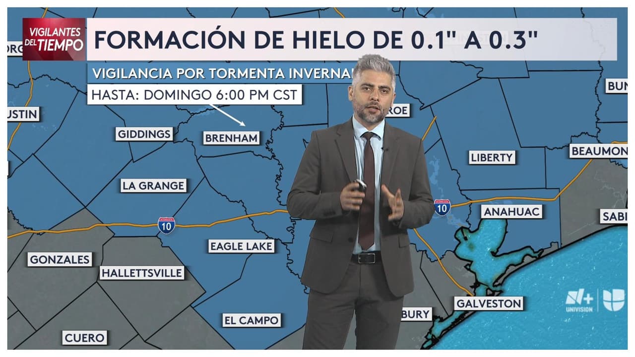 Estas son las dos alertas que se han emitido para el área de Houston por la llegada del frente ártico