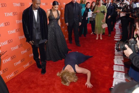 Pero su chistecito no le hizo nada de gracia a Kanye y Kim.