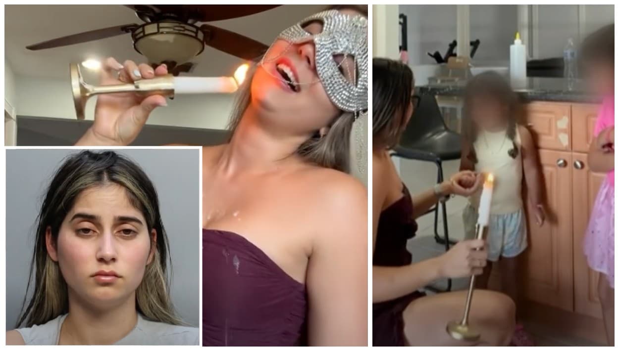 "¡No puedes tener miedo!": en prisión la madre viral por educar a sus hijas con cera y fuego