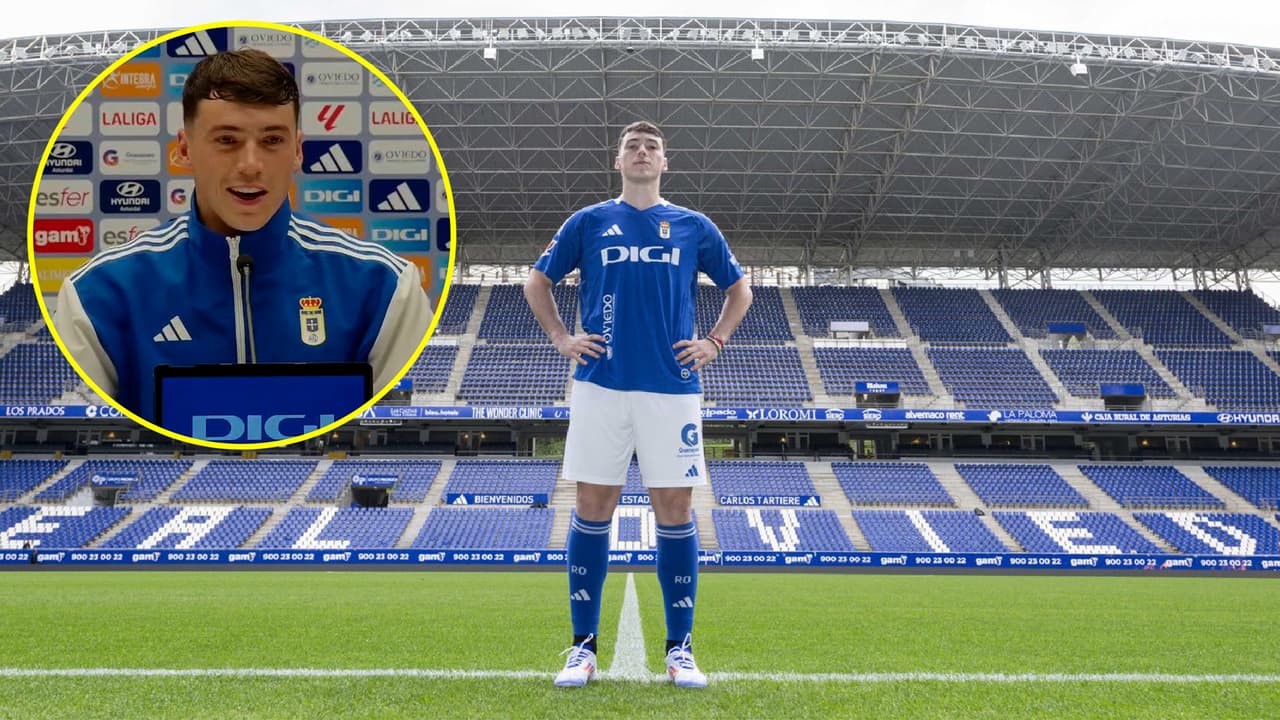 Viñas revela quien lo motivó a ir al Real Oviedo