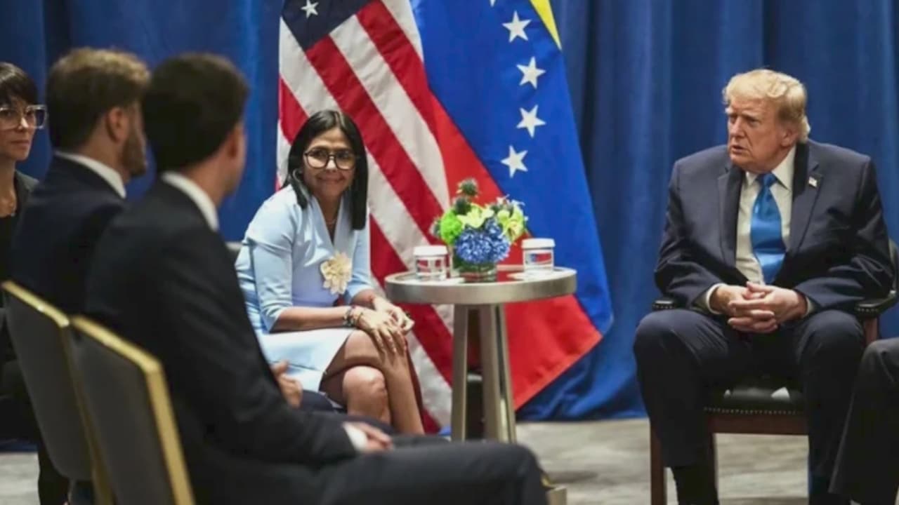 Rechazo de la comunidad venezolana en Florida Central tras reunión de Delcy Rodríguez con Donald Trump