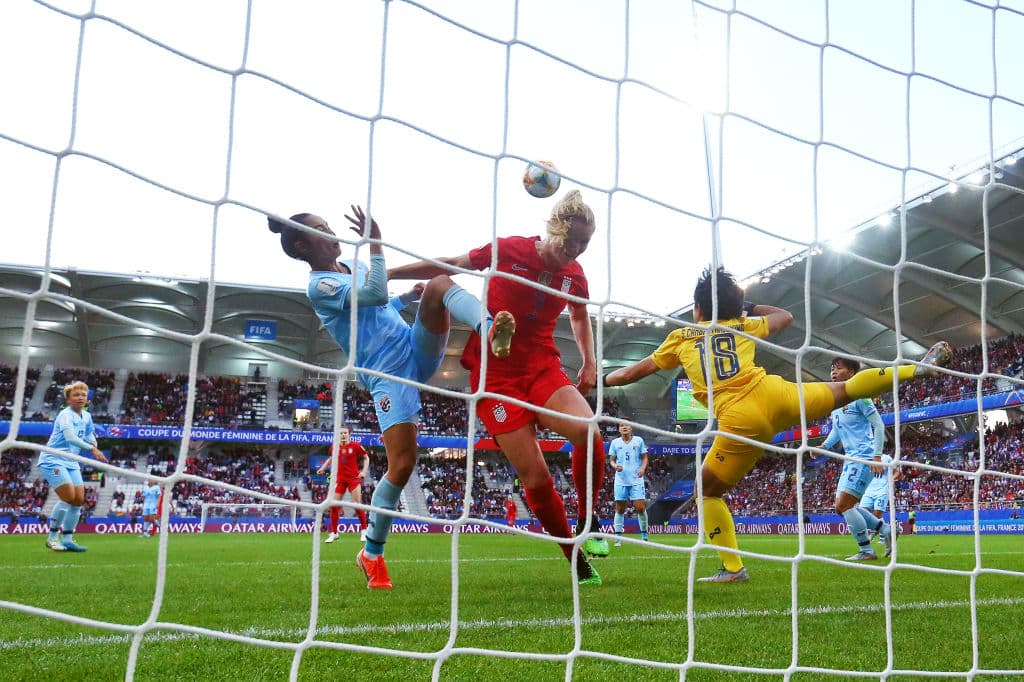 A los 91 minutos, Carli Lloyd se encargó de marcar el 13-0, una marca de todos los tiempos en Mundiales Femeninos.