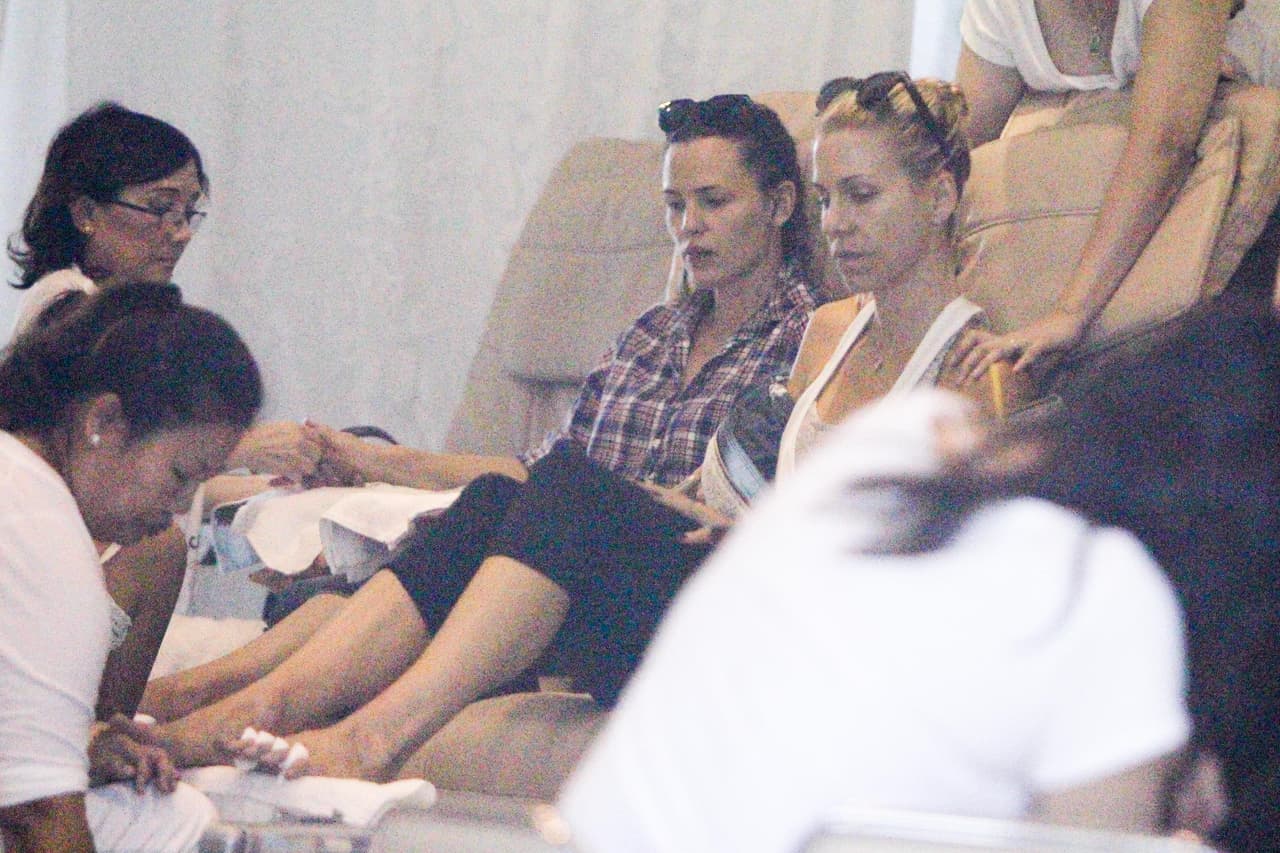 Mientras disfrutaba de la sesión se le veía de lo más pensativa.