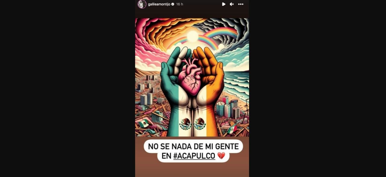 Galilea Montijo consternada por no saber nada de su familia tras huracán Otis