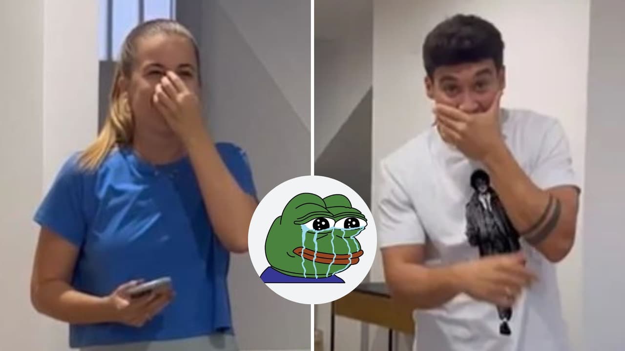 Mujer ve por primera vez a su pareja sin barba y su respuesta indigna a internautas: “Ahí no es, bro”