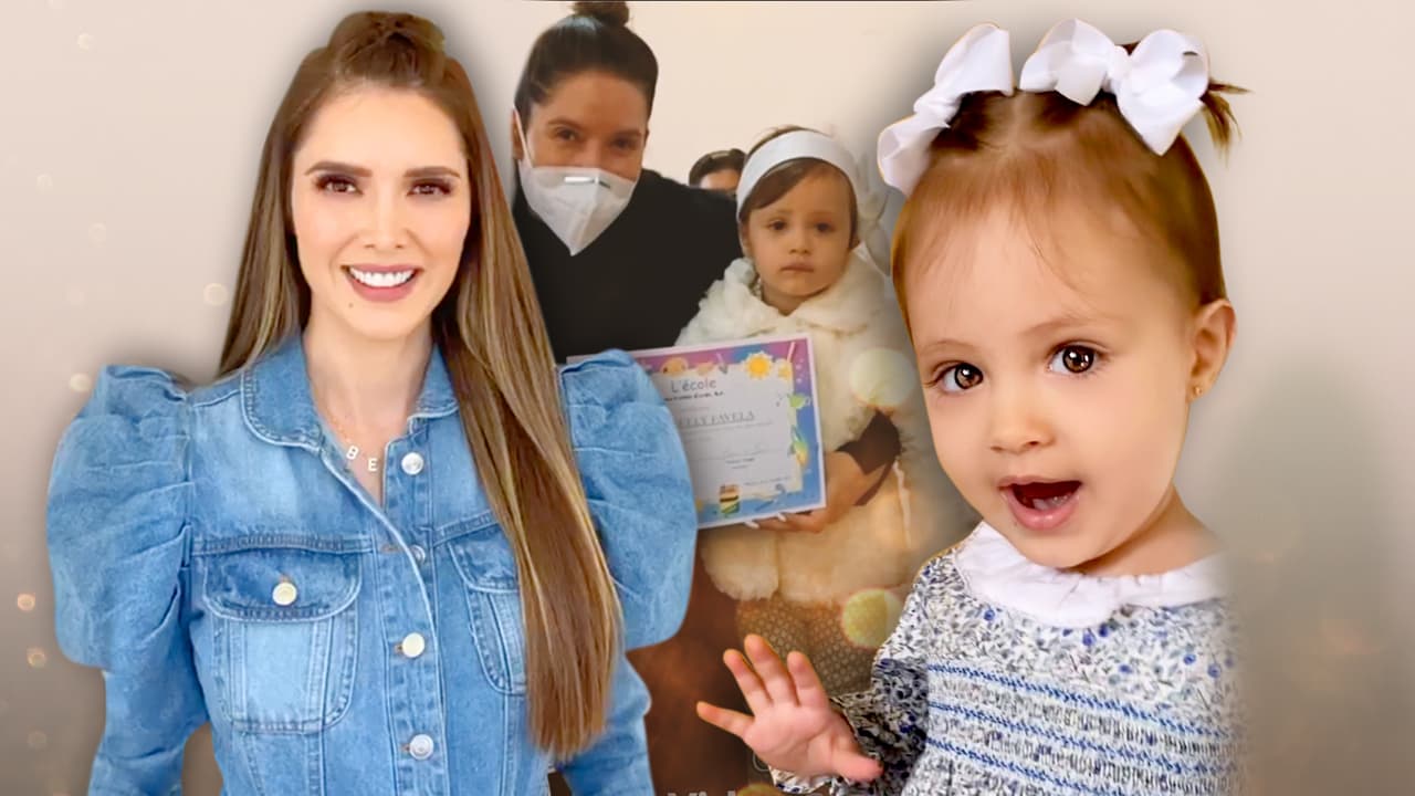 Tiene menos de 2 años y la hija de Marlene Favela ya recibió su primer diploma de graduación