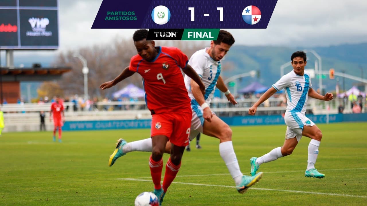 Guatemala rescata de último minuto el empate ante Panamá