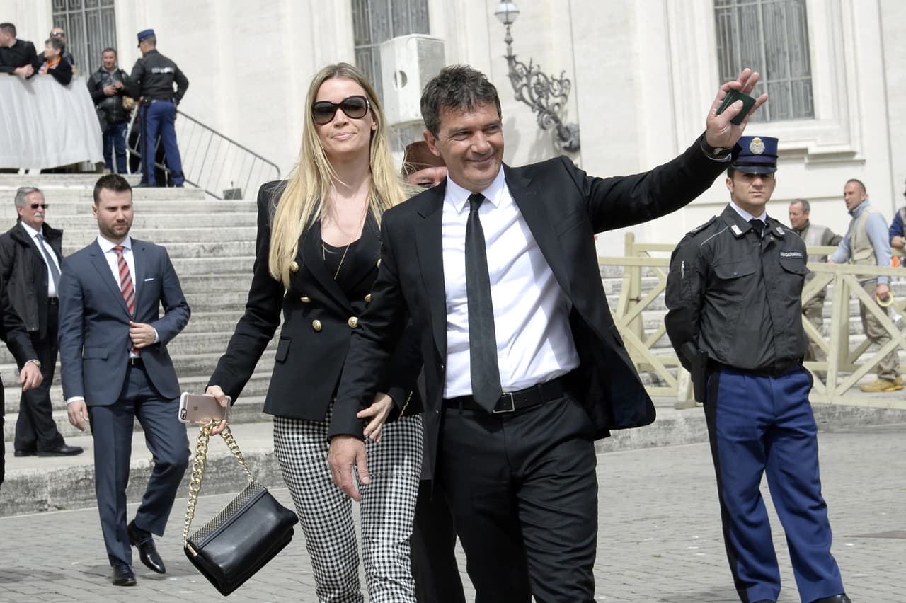 Antonio Banderas detuvo sus compromisos laborales para viajar al Vaticano.