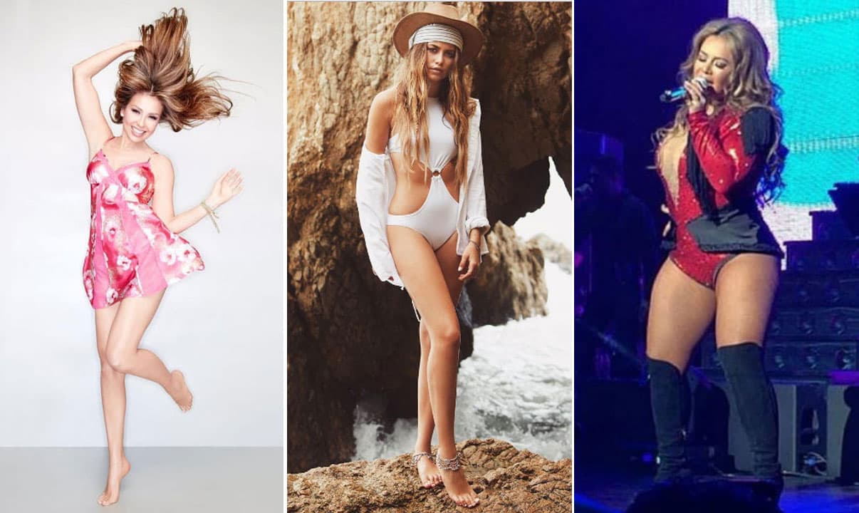 Las famosas nominadas en varias categorías de Premio Lo Nuestro, como Thalía, Sofía Reyes y Chiquis Rivera, tienen las piernas más lindas del espectáculo. Mira sus mejores fotos a continuación.