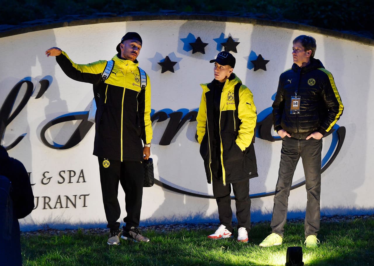 La figura, Pierre-Emerick Aubameyang, fue otro de los miembros del equipo alemán que intentaba buscarle una explicación a lo que habían vivido hace minutos.