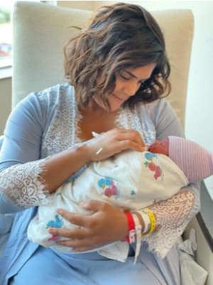 La ganadora de Nuestra Belleza Latina 2015 está enamorada de baby Gennaro y lo cuida como el más bello tesoro de su vida. El pequeño ya es parte de nuestros niños de Despierta América.