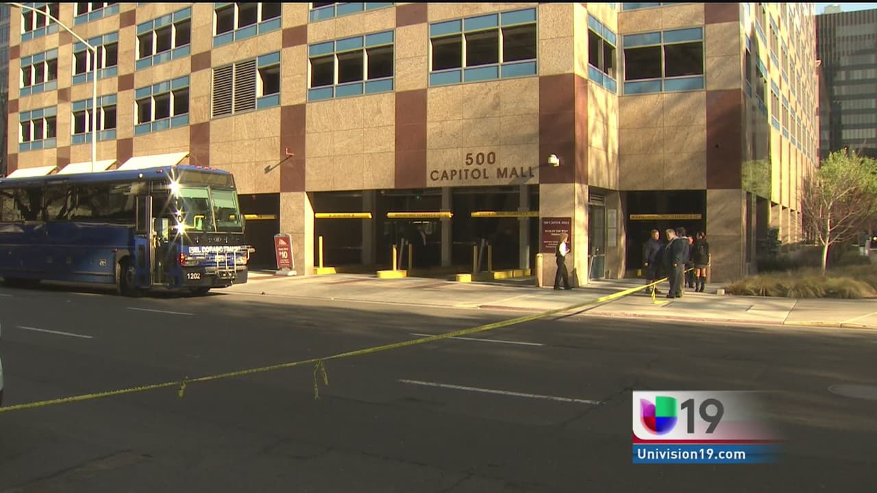 Mujer atropellada por autobús en el centro de Sacramento