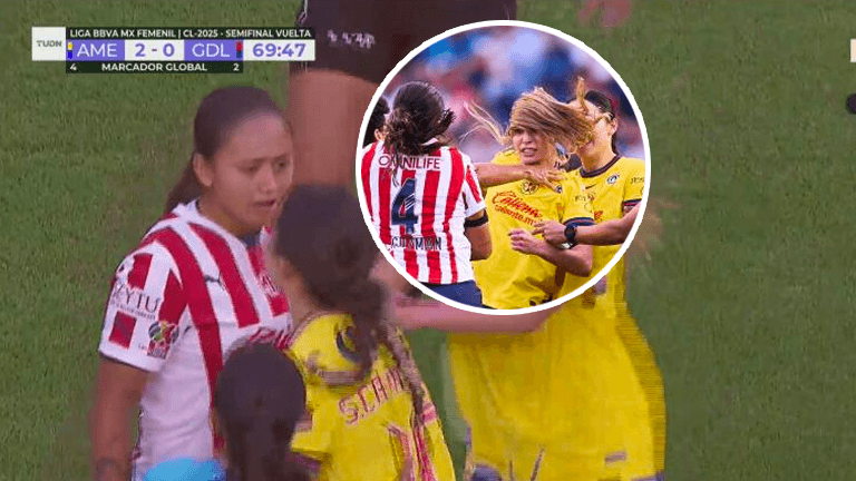 Se arma bronca entre América y Chivas en Semifinal de Liga MX Femenil