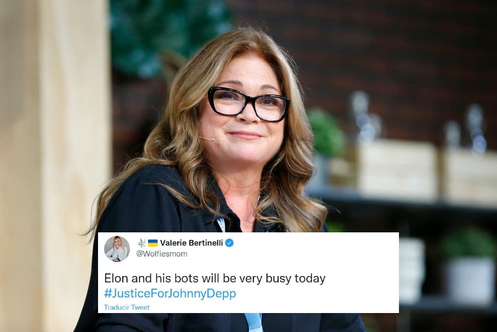 <b>Valerie Bertinelli,</b> actriz de la serie 'One day at time', escribió en Twitter: "Elon y sus bots estarán muy ocupados hoy #JusticeForJohnnyDepp".
<br>