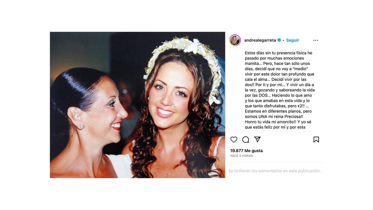 La conductora le hizo una promesa a su mamá a dos meses de su fallecimiento.