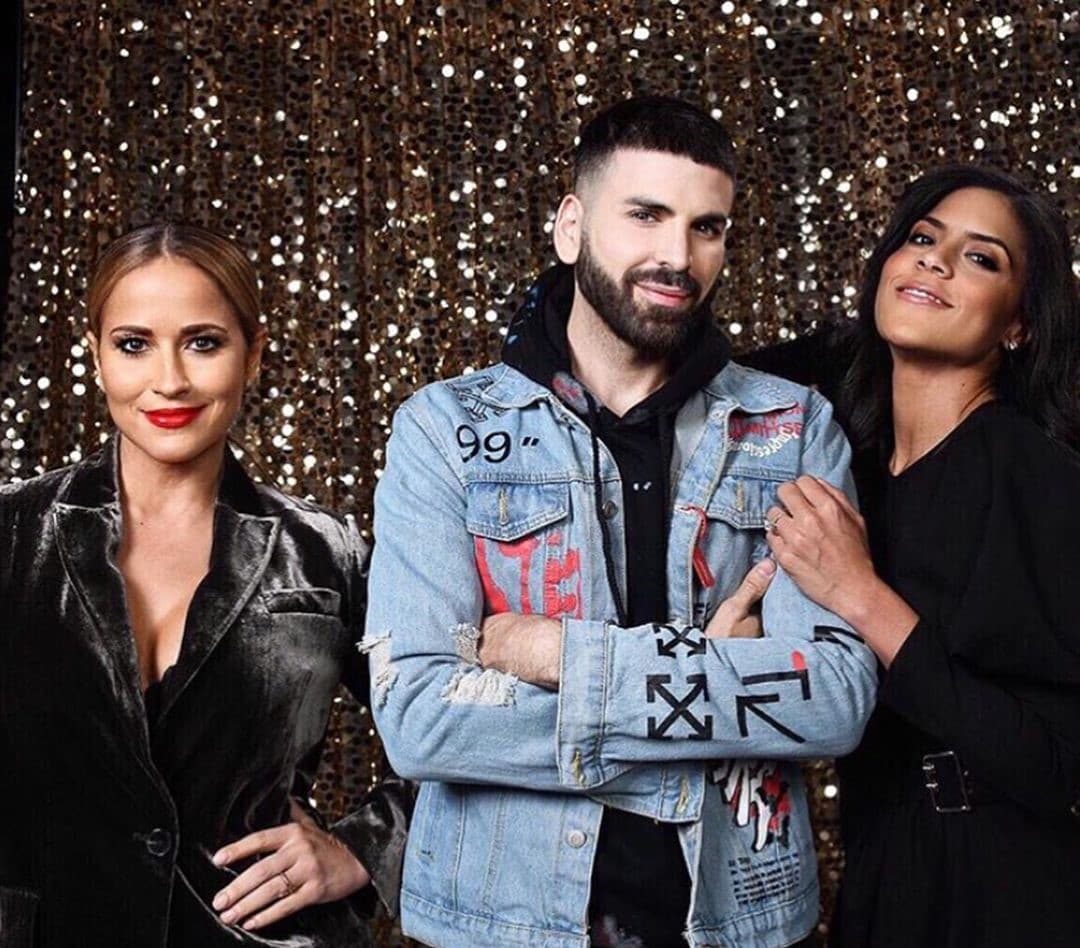 Nuestra 
<a href="https://www.univision.com/shows/despierta-america/como-en-los-viejos-tiempos-jackie-guerrido-regreso-a-despierta-america-como-la-chica-del-weather-fotos" target="_blank">invitada de la semana</a>, Jackie Guerrido, compartió en redes sociales esta fotografía de la noche de fiesta donde aparece con Francisca Lachapel y Jomari Goyso.