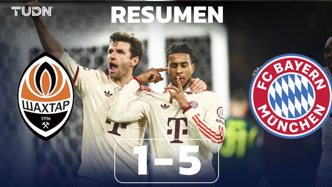 Resumen | Bayern Múnich arrolla al Shakhtar con un Olise en plan ‘Messi’