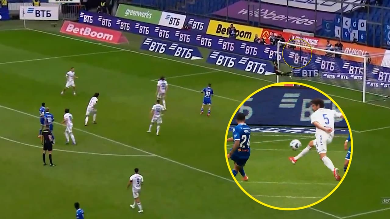 Luis Chávez regresa y marca un golazo con el Dinamo Moscú