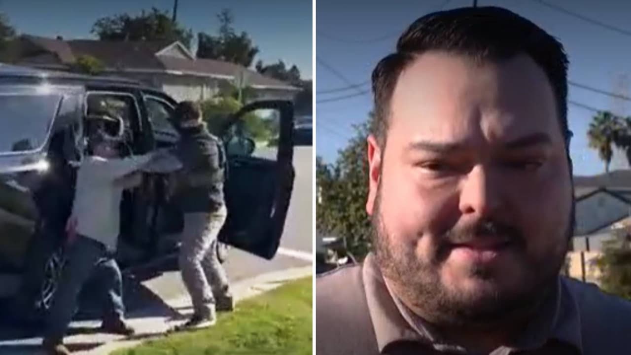 “ICE tuvo miedo”: Vecinos intervienen tras presuntamente ver a oficiales golpear a jardineros mexicanos