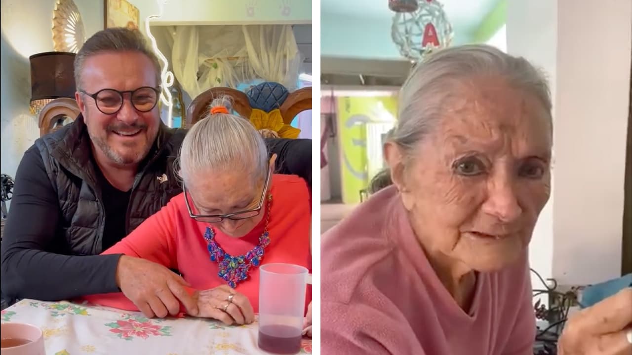 Nuevo video de mamá de Arturo Peniche muestra que "el Alzheimer borra memorias, no sentimentos"