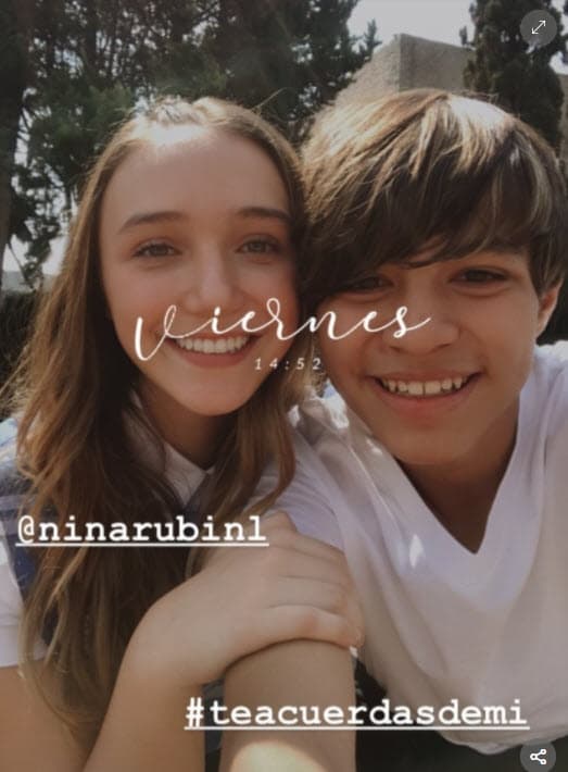 El pasado viernes 9 de octubre publicó en sus historias algunos aspectos de las primeras escenas que ha grabado y en una de las fotos apareció al lado de quien será su novio en la ficción: 
<b><a href="https://www.instagram.com/alessiovalentini06/" target="_blank">Alessio Valentini</a></b>.