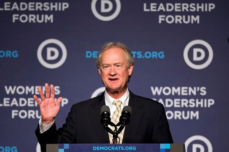 Lincoln Chafee desiste de su aspiración de ser el candidato presidencial del Partido Demócrata