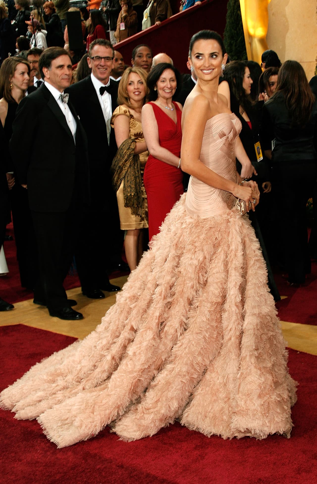 Penélope Cruz portó un hermoso vestido Atelier Versace en la entrega de los premios Oscar en 2007.