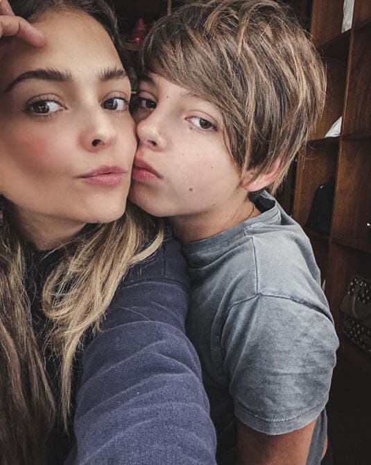 La actriz de Médicos Línea de Vida tuvo que permanecer alejada de su hijo Santino, pues el pequeño permaneció en cuarentena con su padre.
